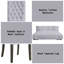 Merel Grey Linen & Grey Oak Finish Side Chair (Set Of 2)