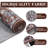 Ultra-Thin Washable Runner Rug 2x6 Non-Slip Non-Shedding Vintage Hallway Runner Stain-Resistant Indoor Entryway Brown/Red-1841013498