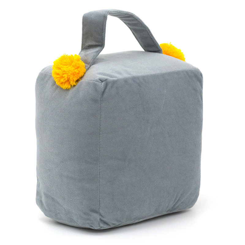 Mimms Bee Fabric Weighted Floor Stop