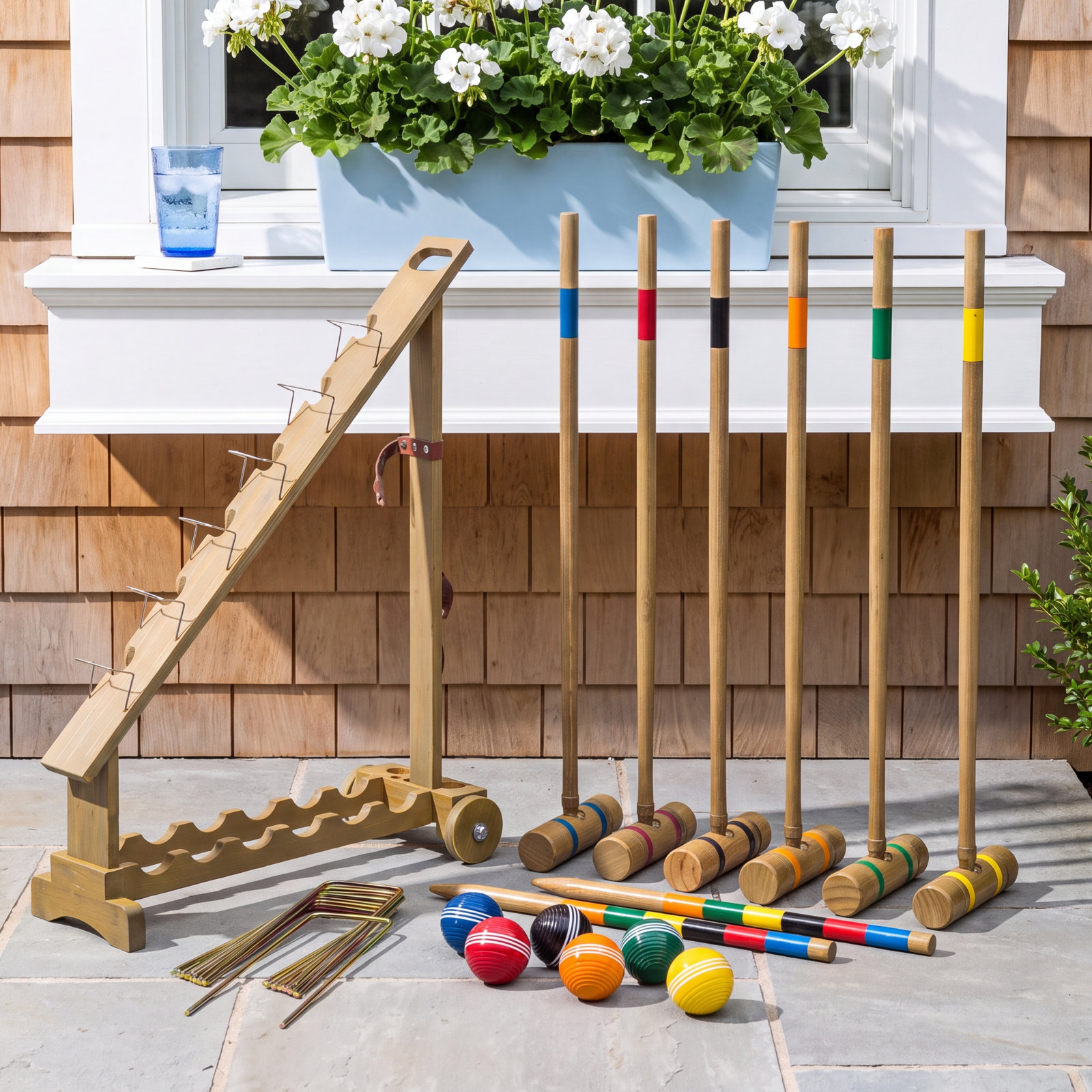 Birch Lane™ Arliss Solid Wood Croquet
