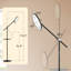 71'' LED Floor Lamp with Tray Table - Dimmable Touch Control, USB Type-C Charging