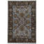Crown Wool Oriental Area Rug in Blue/Black/Brown