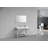 Halesowen 47.25 " W Freestanding Standard 1 Single Vanity Bathroom Vanity With Acrylic Top-868962116