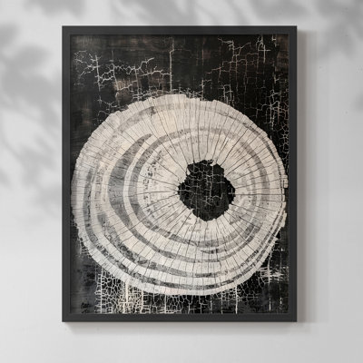 Série ABSTRACT Cxxxv - reproduction encadrée de qualité supérieure - prête à être accrochée - aucun clou requis