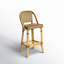 Euporie 28" High Woven Rattan Bar Stool-38535544