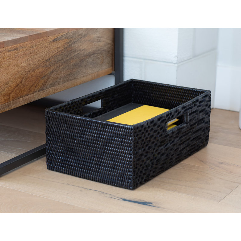 Birch Lane™ Claydon Decorative Basket, Tudor Black
