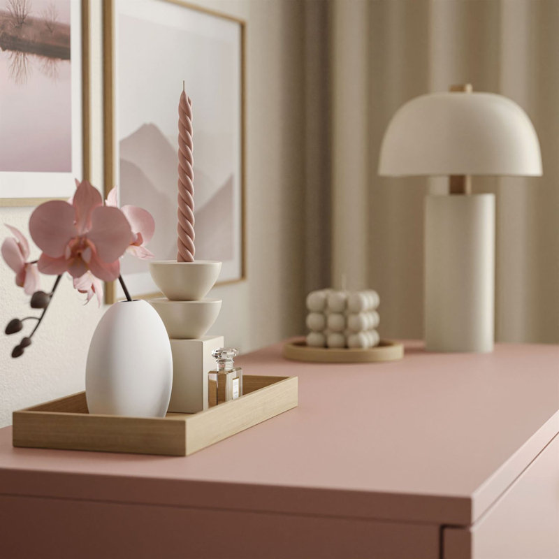 Zara Console with Drawer , Pink