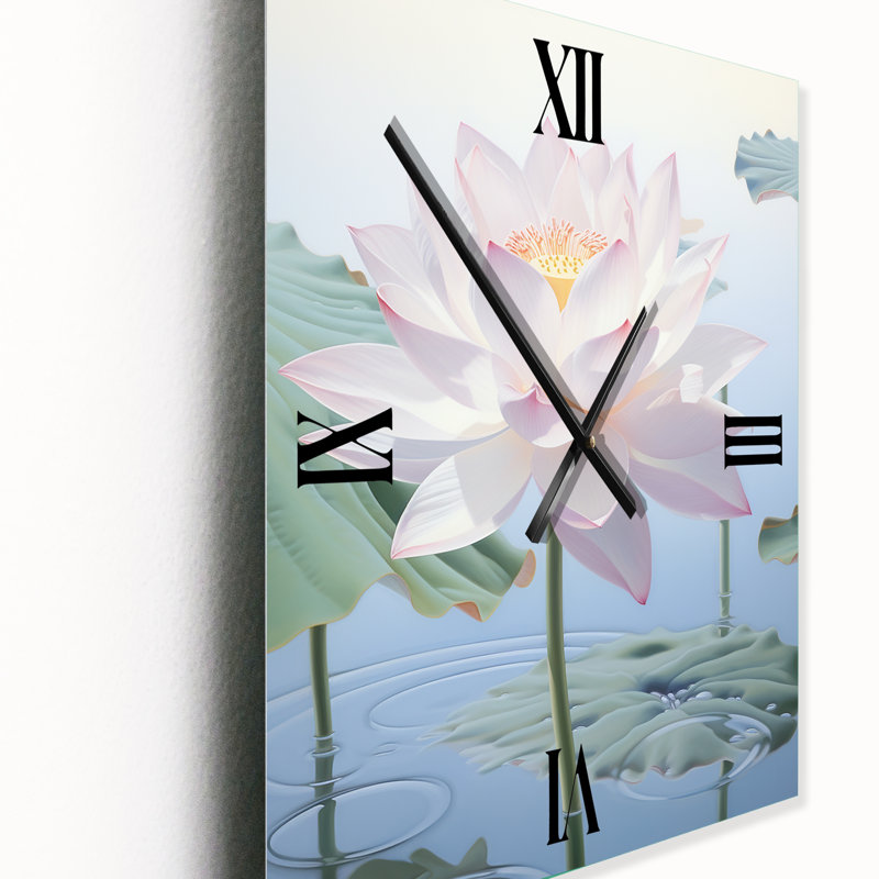 Ahzhane - Horloge murale Lotus, Petit