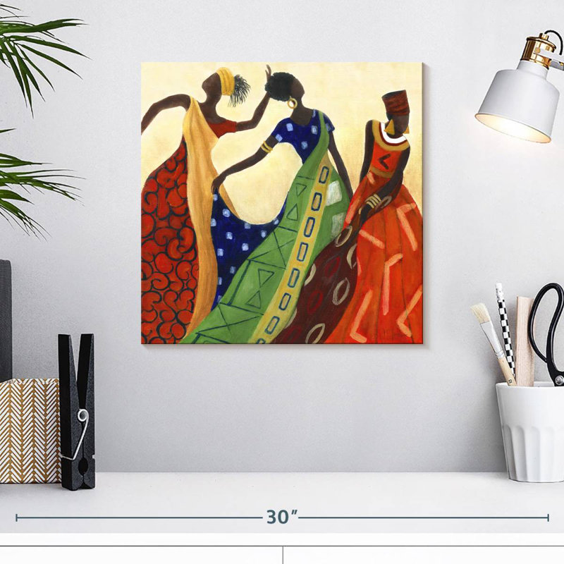 Les femmes navettes de Marrakech I, H 16 po x l 16 po