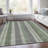 Machine Washable Indoor/Outdoor Xhevrie Green Rug-76331656