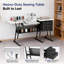 Table de couture l 60 po x P 23,5 po avec plateforme réglable en hauteur