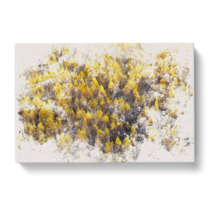 Golden Forest - Wrapped Canvas Print, 35cm H x 50cm W x 3cm D
