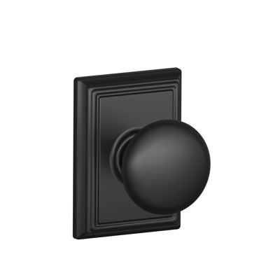 Plymouth Passage (Hall & Closet) Knob with Addison Trim