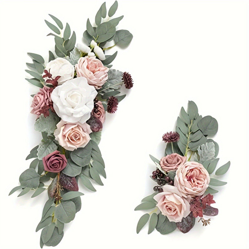 Artificial Wedding Arch Flowers Swag Kit