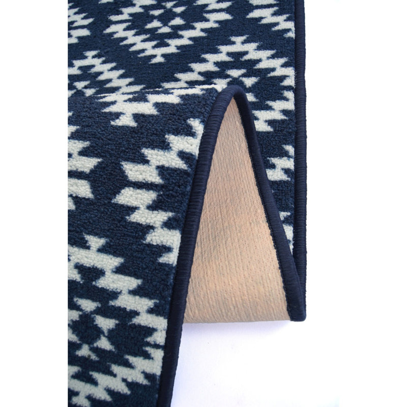Runner Geometric Area Rug, Runner 57 x 150 cm