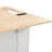 Kitchen Island with Power Outlet,Kitchen Storage Island with Drop Leaf and Rubber Wood,Open Storage and Wine Rack,5 Wheels,with Adjustable Storage for Home, Kitchen, and Dining Room,White-2045283273