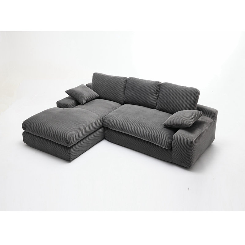 Modular Sectional Living Room Sofa Set, Gray