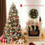  Arbre de Noël artificiel illuminé 7 pi avec 1072 extrémités en PE et PVC et PET-1843084749
