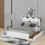 Grand lit plateforme avec tiroirs, lit gigogne simple TG-45919724