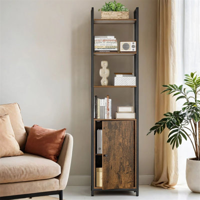 159.5cm H x 40cm W Metal Standard Bookcase