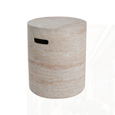 Outdoor/Indoor Lightweight Concrete Side Table
