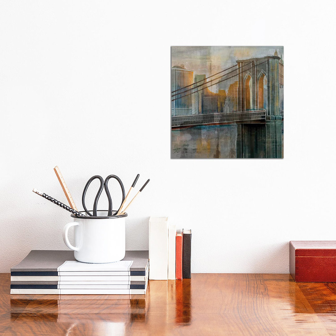 Brooklyn Bridge by Nan - Painting on Canvas