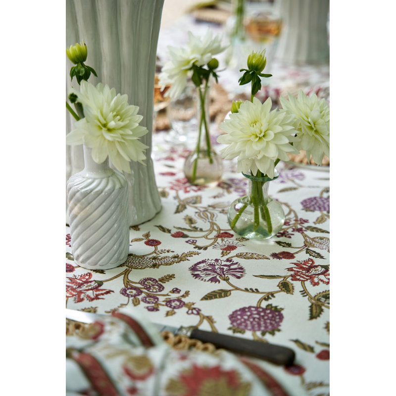 Louise Tablecloth - Multicolor - 71" x 71", 71'' Square