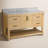 Gola 60 " W Freestanding Standard Free Standing 1 Single Vanity Bathroom Vanity With Carrara Marble Top