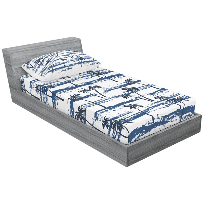 Microfiber Sheet Set, Twin Sheet Set with Fitted Sheet