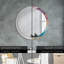 Huldar Glass Flat Wall Mirror