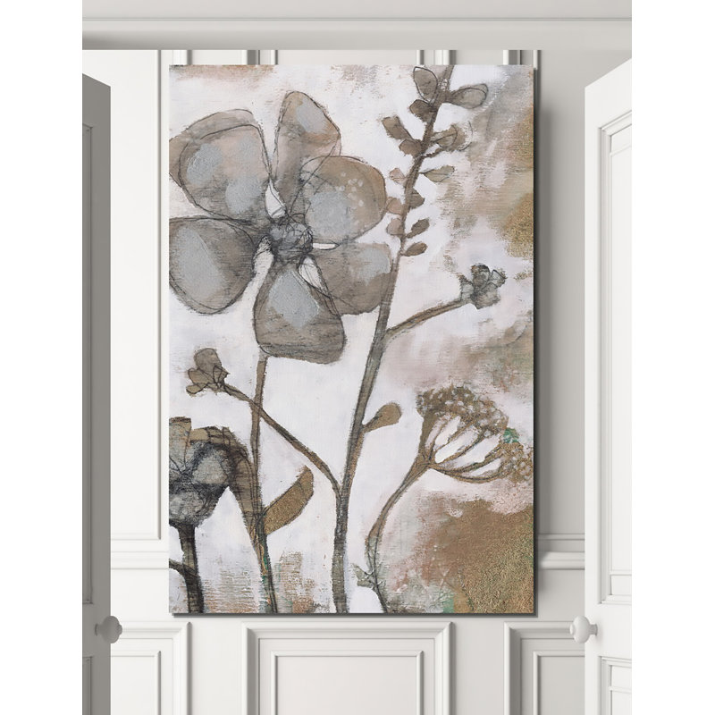 «Metallic Garden II», reproduction sur toile, H 12 po x l 8 po x P 1,5 po, Toile tendue