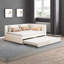 Lit de jour double rembourré (beige)-658774599