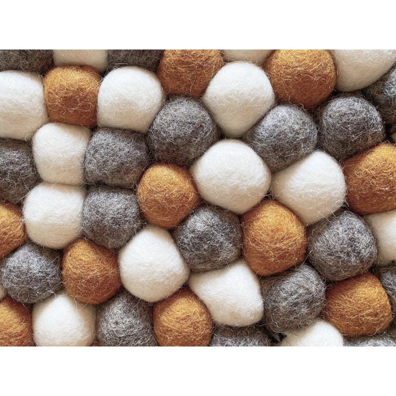 Wool Nest Pet Bed, Ocean Blue