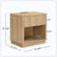 L'ensemble de 2 tables de chevet Charging comprend deux tables de chevet assorties avec des stations de charge intégrées et des tiroirs pour un rangement organisé
