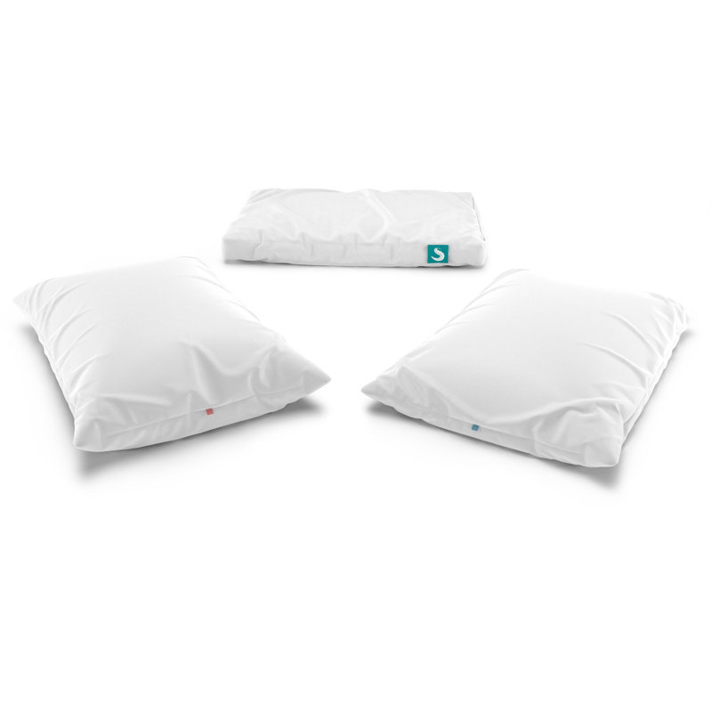 Queen Size Hypoallergenic White Microfiber Sleeping Pillow