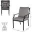 Chaise de patio avec coussin-427795217