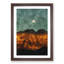 Moon over the Mountains in Italy - Picture Frame Painting Print-56737814-56737817