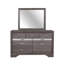 Exquisite Mirror With Wood Trim And Beveled Glass For Home Decoration
