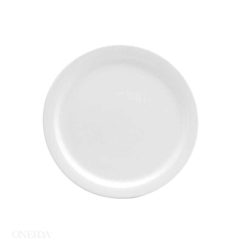 Assiettes crémeuses blanches de 8 1/8 po de Buffalo