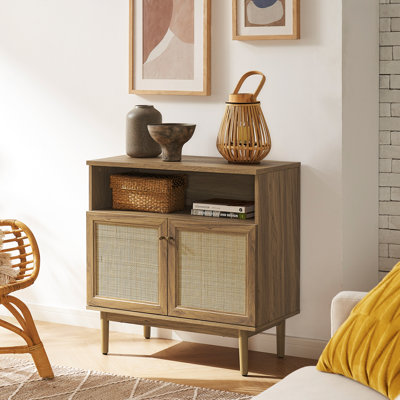 Modern Farmhouse Boho Accent Buffet Sideboard Cabinet