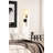 Hayse 1-Light Dimmable Wallchiere-1907738436