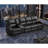 Vardie Faux Leather Power Reclining Sectional-100537850