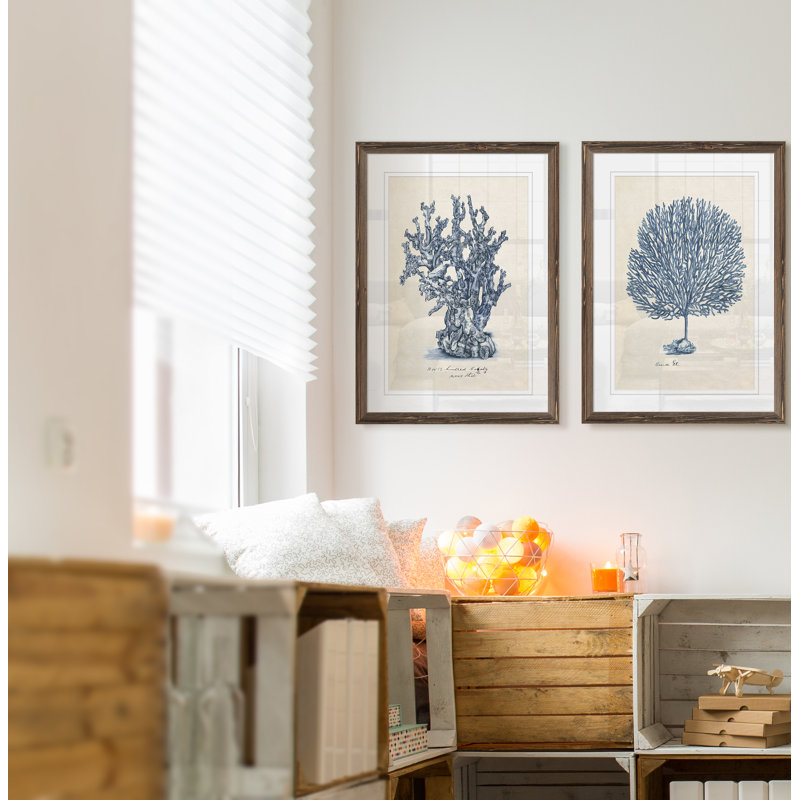 «Pampas Grass III» par Vincent Van Gogh - ensemble de reproductions d'art encadrées, H 20 po x l 16 po x P 1,25 po, Blanc