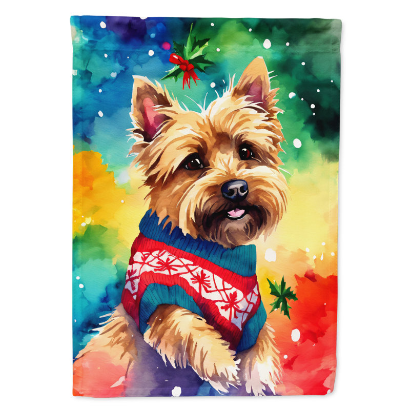 Double Sided Polyester Christmas, 40" H x 28" W