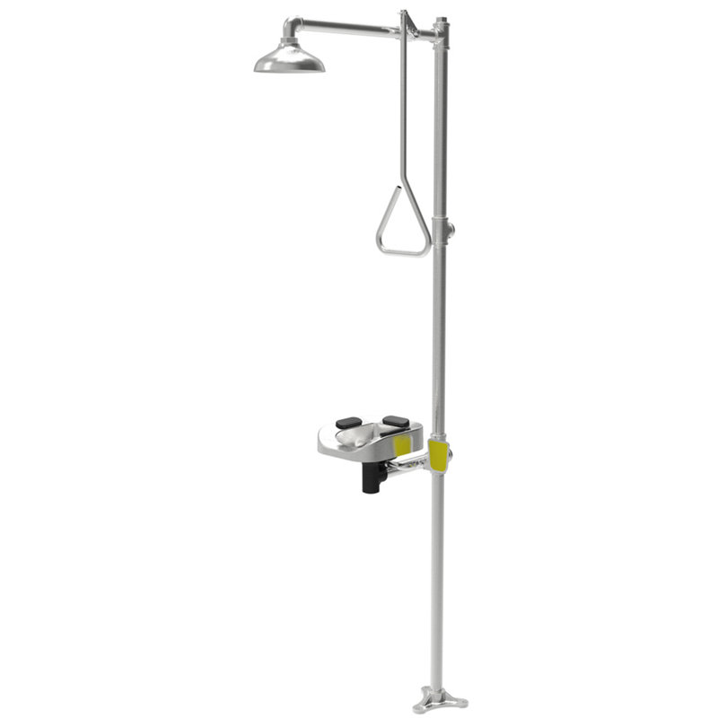 Douche d’urgence avec bol à laver pour les yeux et les visages Optimus