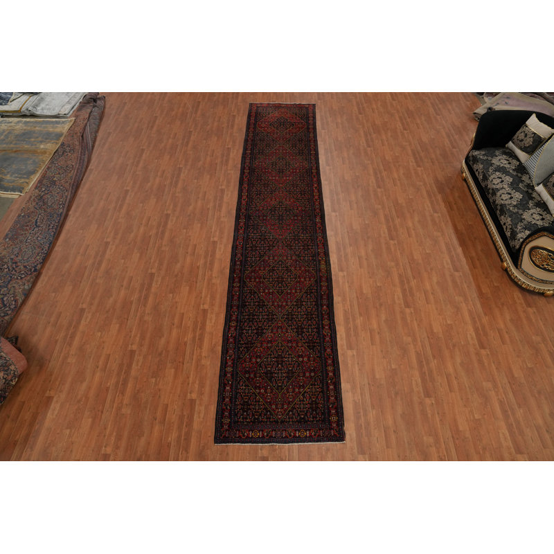 Tapis de couloir antique pré-1900 4 x 19