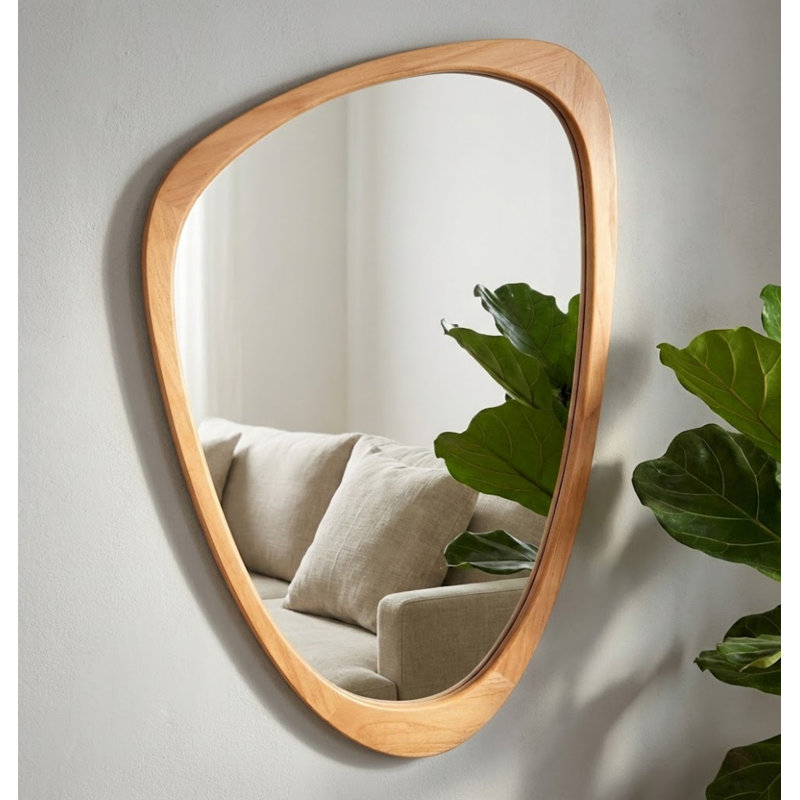 Miroir mural Modern, Chêne, L 24 po x H 36 po