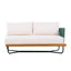 Ensemble de conversation d'extérieur en corde d'acacia tissé 4 pièces avec coussins Braylon (table non incluse)-510809074