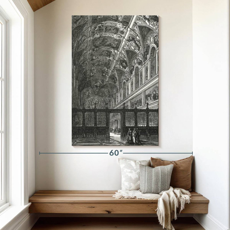 Lilie Sistine Chapel Ceiling, 51" H x 34" W