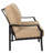 Nico 51'' Wide Metal Loveseat with Cushions-87199122-87199113